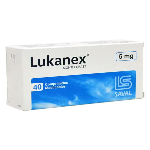 LUKANEX 5 MG CAJA X 40 COMPRIMIDOS - Ecofarma