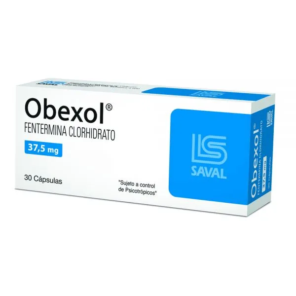 OBEXOL 37.5 MG CAJA X 30 CAPSULAS - Ecofarma