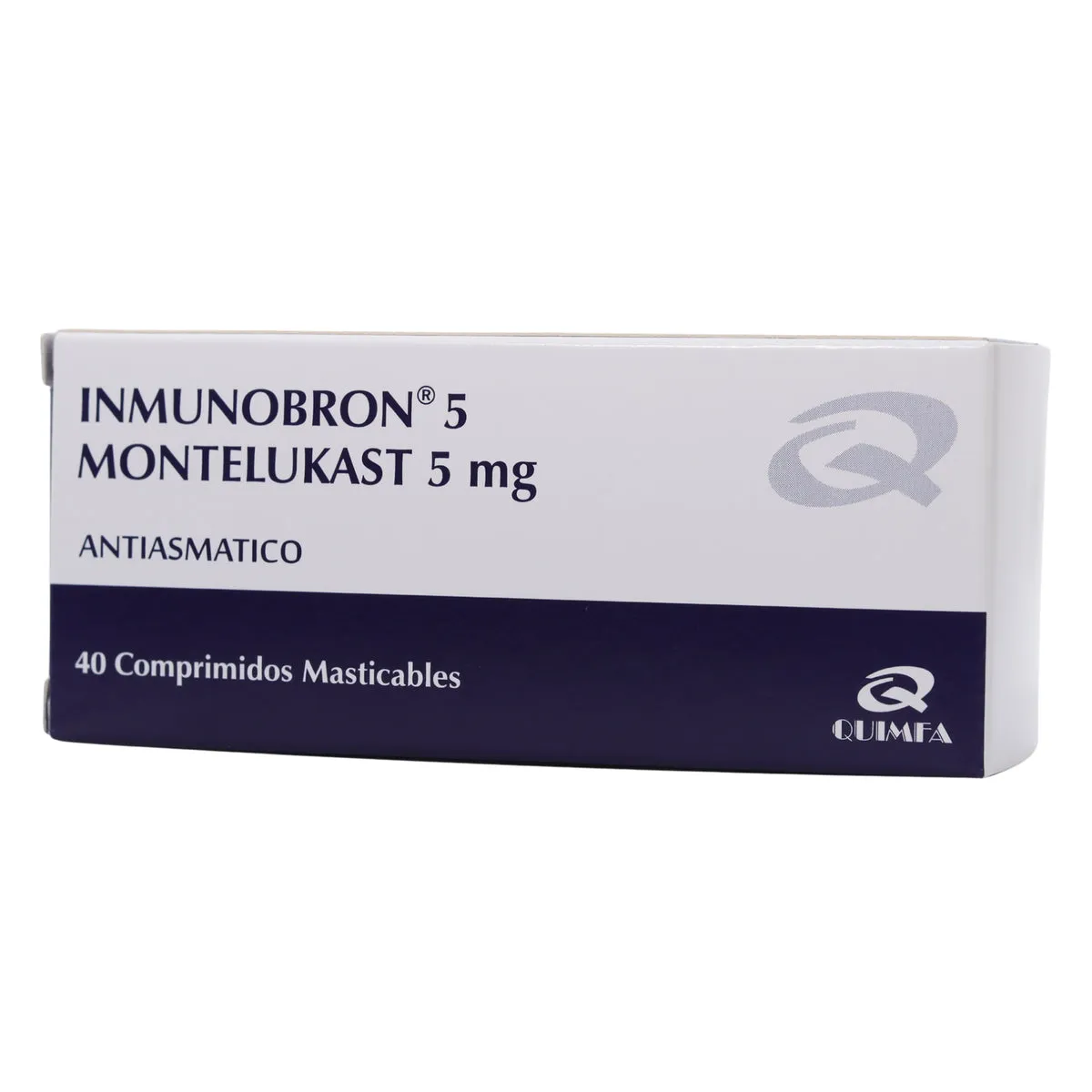 INMUNOBRON 5 MG CAJA X 40 COMPRIMIDOS MASTICABLES - Ecofarma