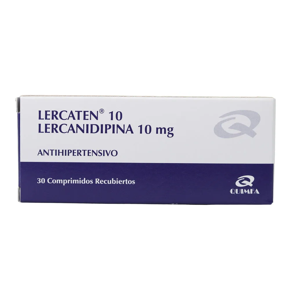 LERCATEN 10 MG CAJA X 30 COMPRIMIDOS - Ecofarma