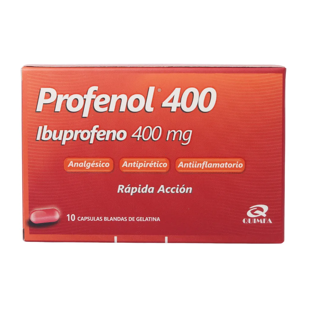 PROFENOL 400 MG CAJA X 10 CAPSULA BLANDA - Ecofarma