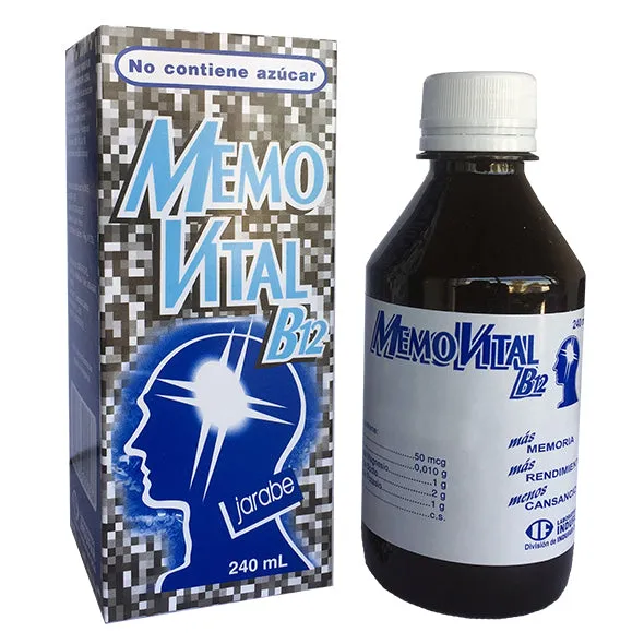 MEMOVITAL B12 JARABE FCO X 240 ML - Ecofarma