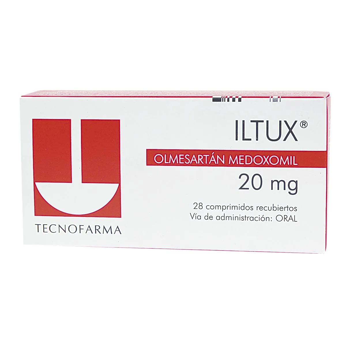 ILTUX OLMESARTAN 20 MG CAJA X 28 COMPRIMIDOS - Ecofarma