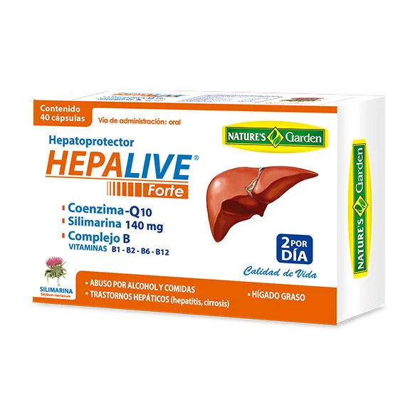 HEPALIVE FORTE CAJA X 40 CAPSULAS - Ecofarma