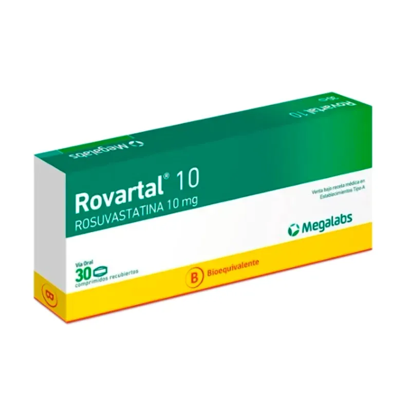 ROVARTAL 10 MG CAJA X 30 COMPRIMIDOS RECUBIERTOS - Ecofarma