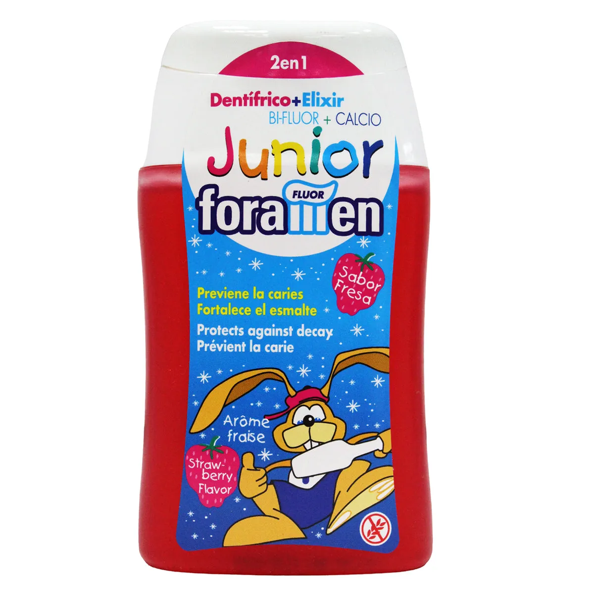 FORAMEN JUNIOR 2 EN 1 DENTRIFICO FRESA X100 ML - Ecofarma