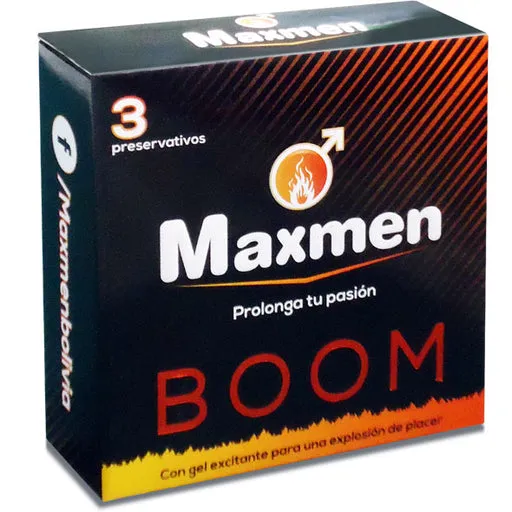 PRESERVATIVO MAXMEN BOOM - Ecofarma
