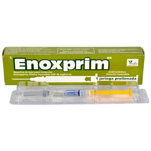 ENOXPRIM 40 MG CAJA X 1 AMPOLLA - Ecofarma