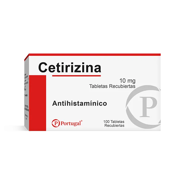 CETIRIZINA 10 MG CAJA X 100 COMPRIMIDOS - Ecofarma
