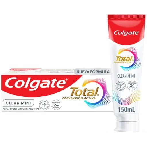 PASTA DENTAL COLGATE TOTAL 12 CLEAN MINT X 150 ML - Ecofarma