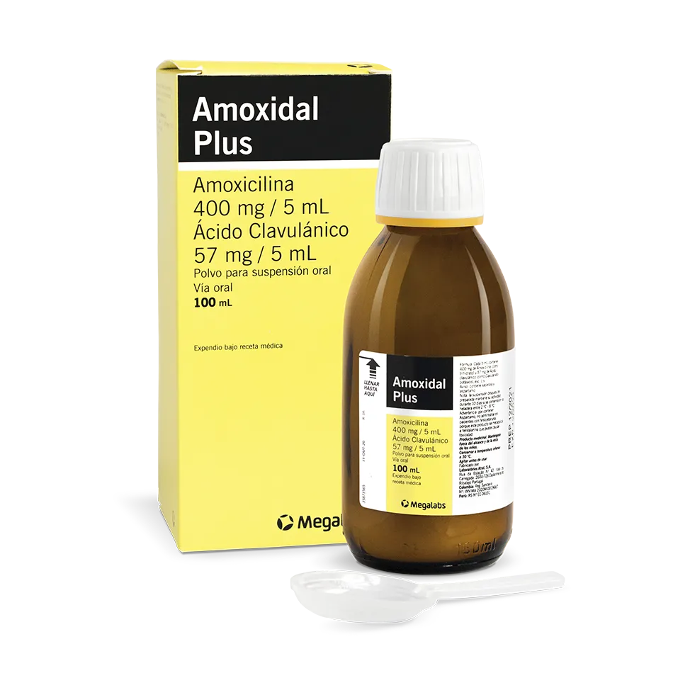 AMOXIDAL PLUS SUSPENCION FCO X 100 ML - Ecofarma