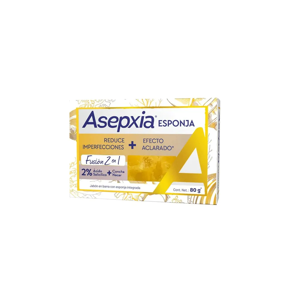 ASEPXIA JABON ESPONJA X 80 GR - Ecofarma