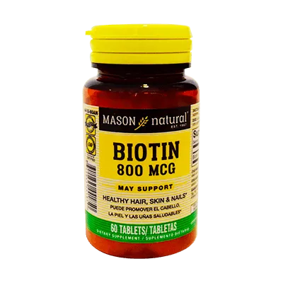 BIOTIN 800 MCG FCO X 60 COMPRIMIDOS - Ecofarma