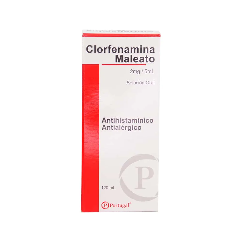 CLORFENAMINA MALEATO 2 MG FCO X 120 ML - Ecofarma