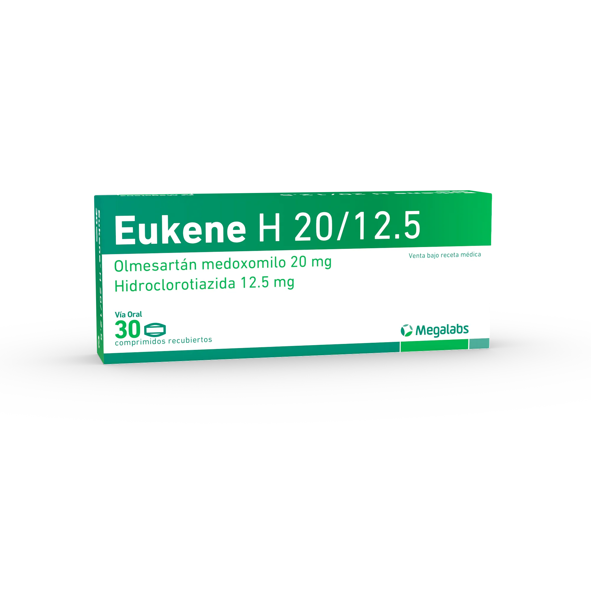 EUKENE H 20/12,5 CAJA X 30 COMPRIMIDOS - Ecofarma
