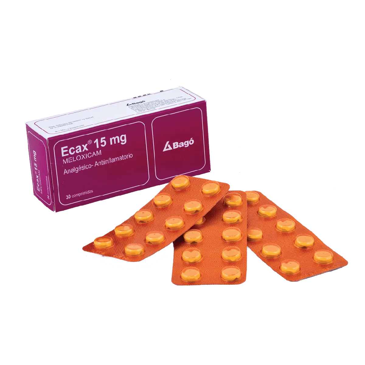 ECAX 15 MG CAJA X 30 COMPRIMIDOS - Ecofarma
