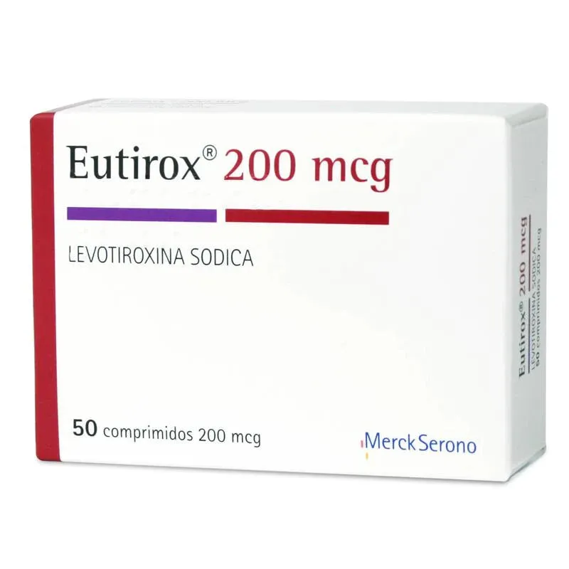 EUTIROX 200 MCG CAJA X 50 COMPRIMIDOS - Ecofarma