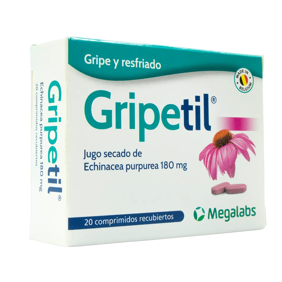 GRIPETIL 180 MG CAJA X 20 COMPRIMIDOS - Ecofarma