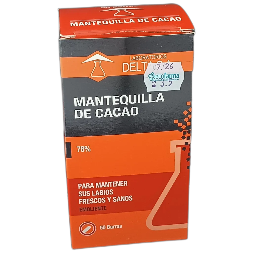 MANTEQUILLA CACAO CAJA X 50 UNI - Ecofarma