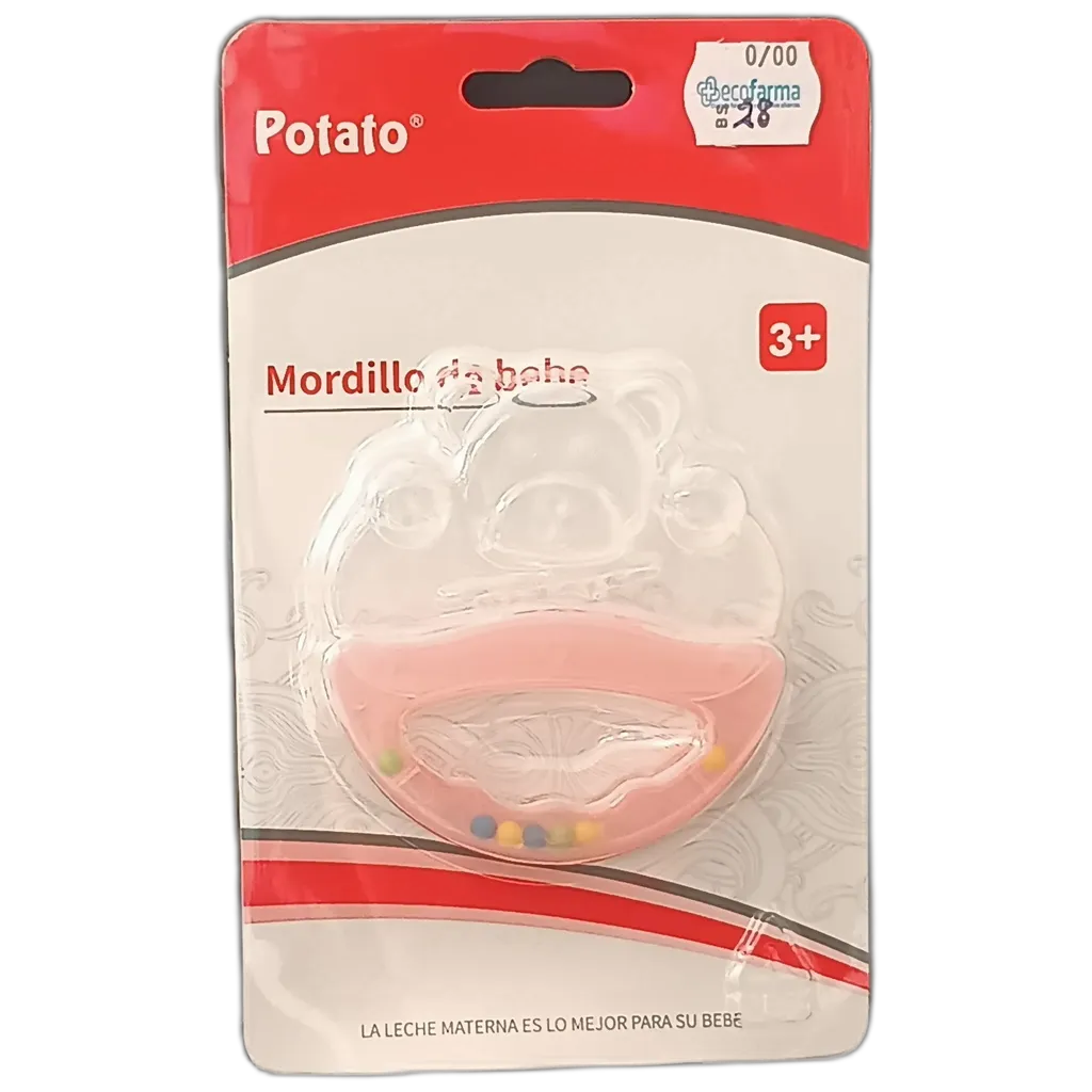 MORDEDOR BABY CON SONAJERA POTATO OSITO - Ecofarma