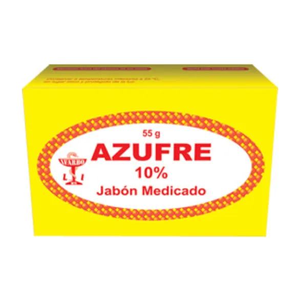 JABON DE AZUFRE 10%BARRA X 55 G - Ecofarma