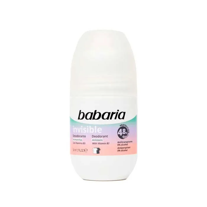 BABARIA DESODORANTE ROLLON INVISIBLE 50 ML - Ecofarma