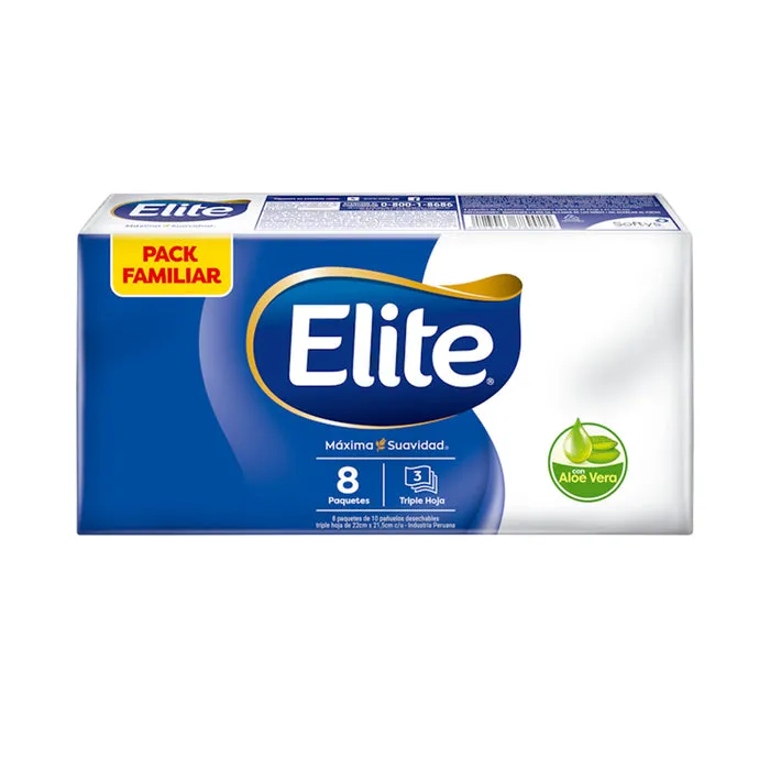 KLEENEX ELITE CON ALOE VERA TRIPLE HOJA - Ecofarma