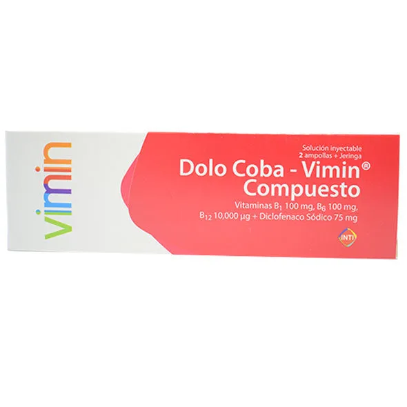 DOLO COBA VIMIN COMPUESTO CAJA X 2 AMPOLLAS - Ecofarma