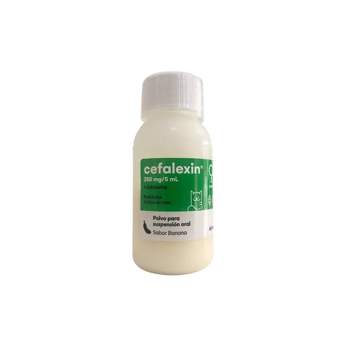 CEFALEXIN 250 SUSPENCION FCO X 60 ML - Ecofarma