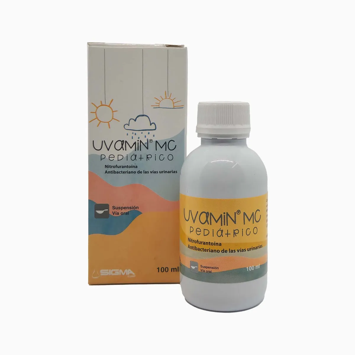 UVAMIN MC NITROFURANTOINA PEDIATRICO FCO X 100 ML - Ecofarma