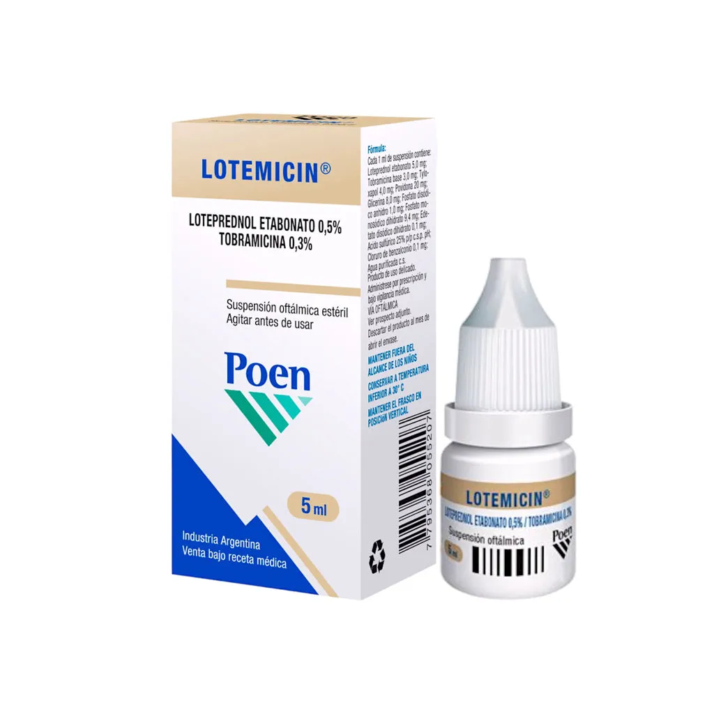 LOTEMICIN X 5 ML SOLUCION OFTALMICA - Ecofarma