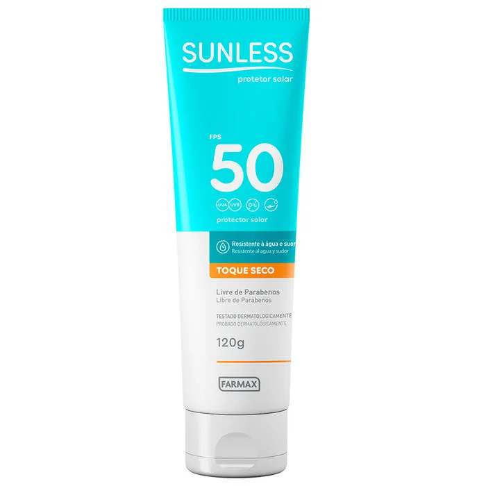 PROTECTOR SOLAR SUNLESS SPF 50 X 120 GR + FACIAL X 30 GR - Ecofarma