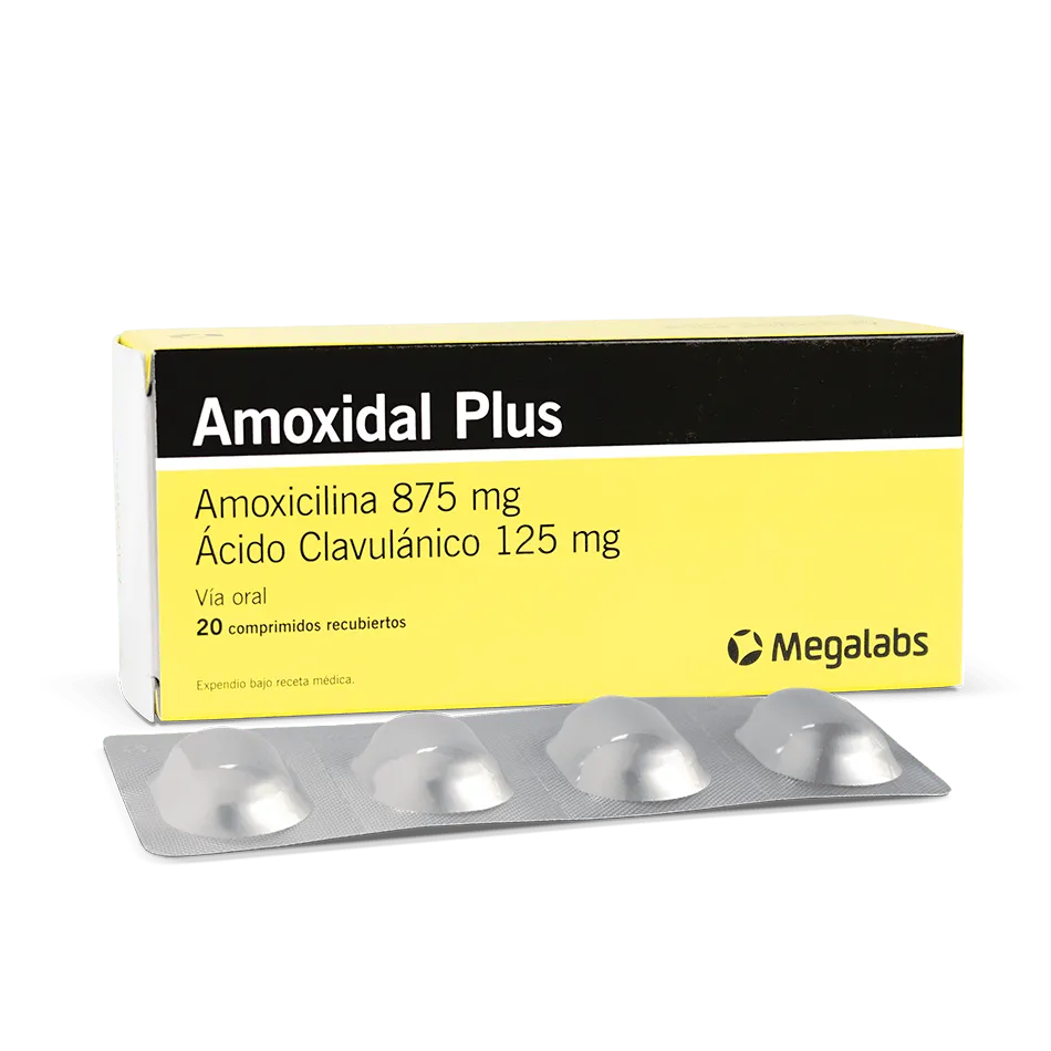 AMOXIDAL PLUS CAJA X 20 COMPRIMIDOS RECUBIERTOS - Ecofarma