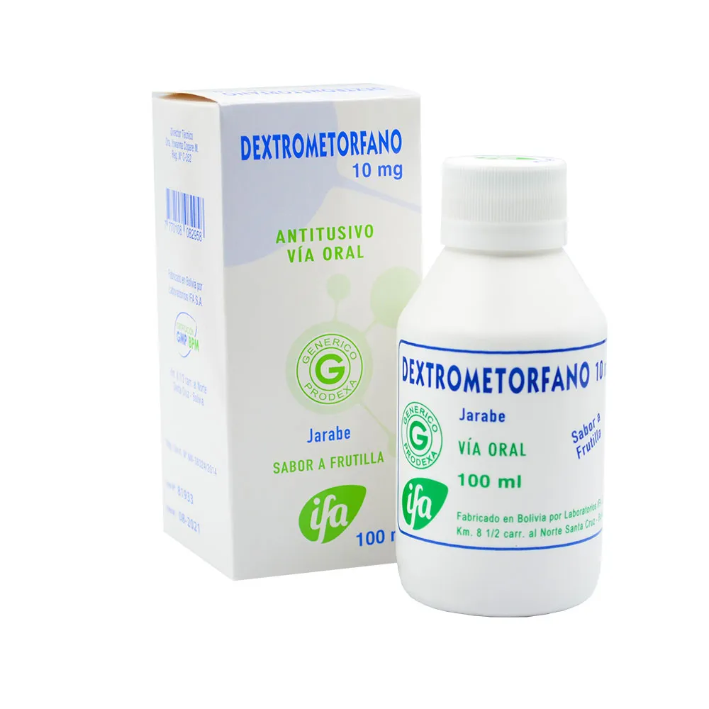 DEXTROMETORFANO 10 MG JARABE FCO X 100 ML - Ecofarma
