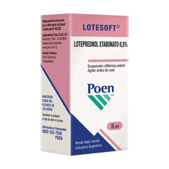 LOTESOFT SOL. OFTALMICA X 5 ML - Ecofarma