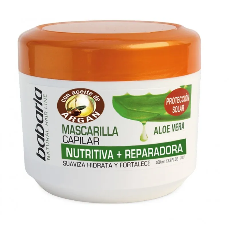 BABARIA MASCARILLA CAPILAR ALOE VERA X 400 ML - Ecofarma