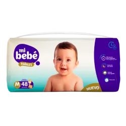 PAÑAL MI BEBE "M" X 48 UNID - Ecofarma