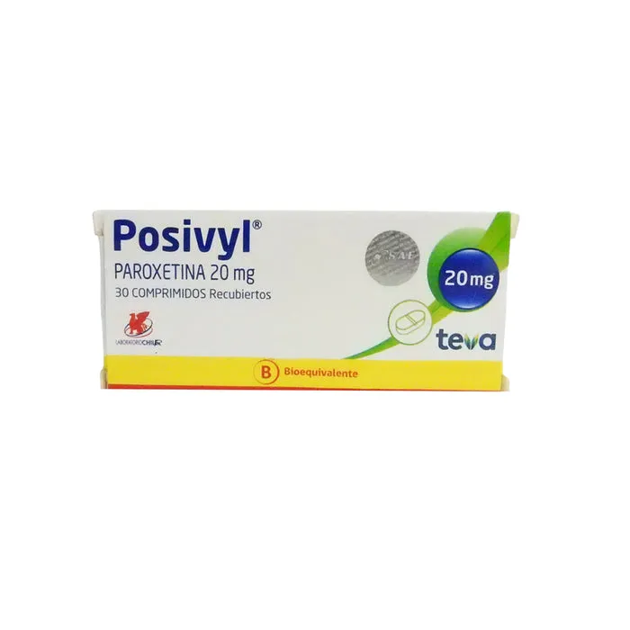 POSIVYL 20 MG CAJA X 30 COMPRIMIDOS - Ecofarma