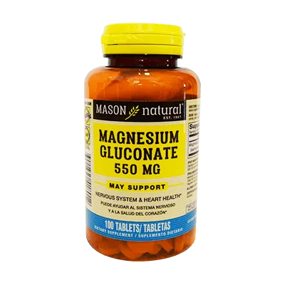 MAGNESIUM GLUCONATE 550 MG POR UNIDAD - Ecofarma