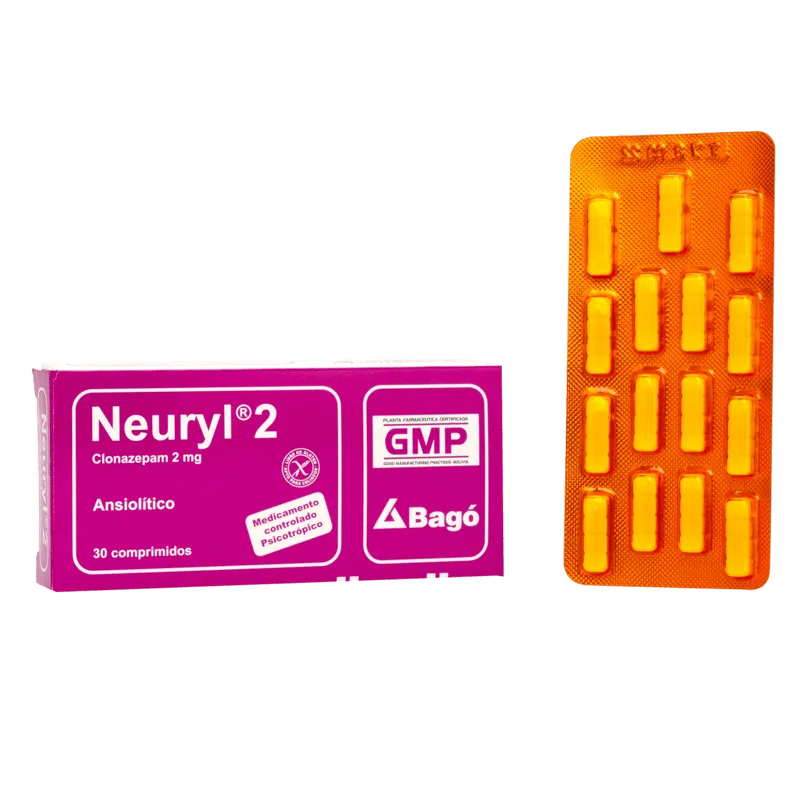 NEURYL 2 MG CAJA X 30 COMPRIMIDOS - Ecofarma