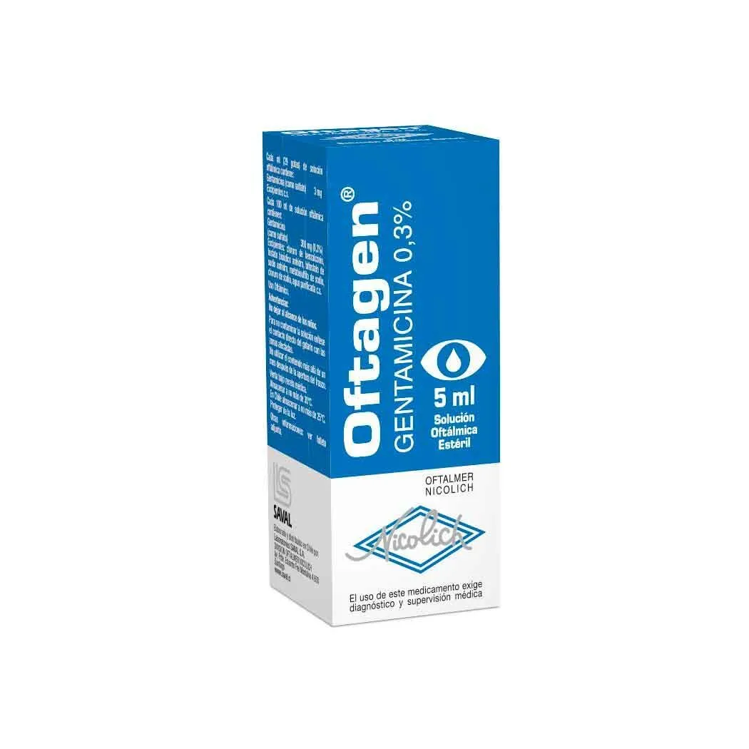 OFTAGEN  SOLUCION OFTALMICA X 5 ML - Ecofarma