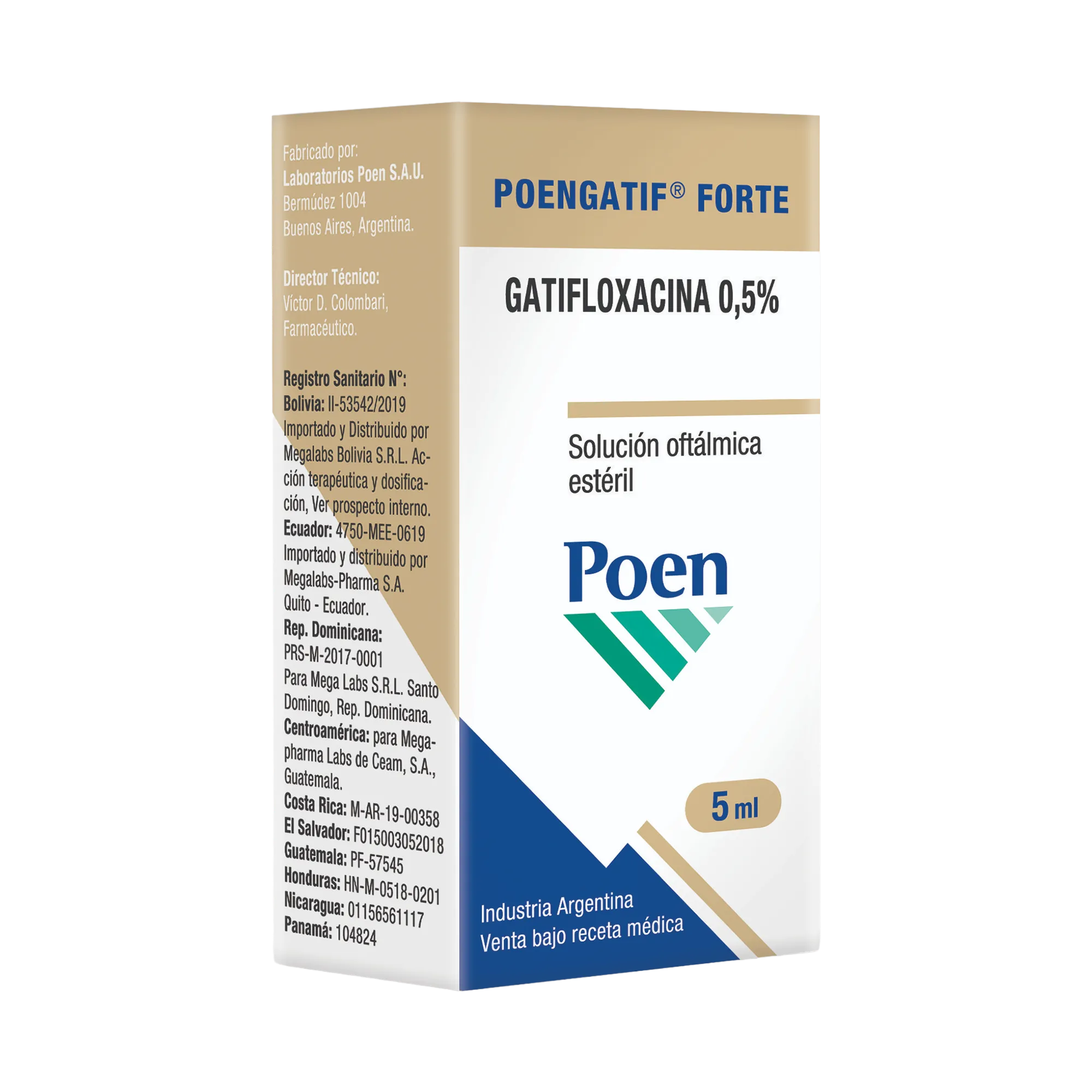 POENGATIF FORTE SOL. OFTALMICA FCO X 5 ML - Ecofarma