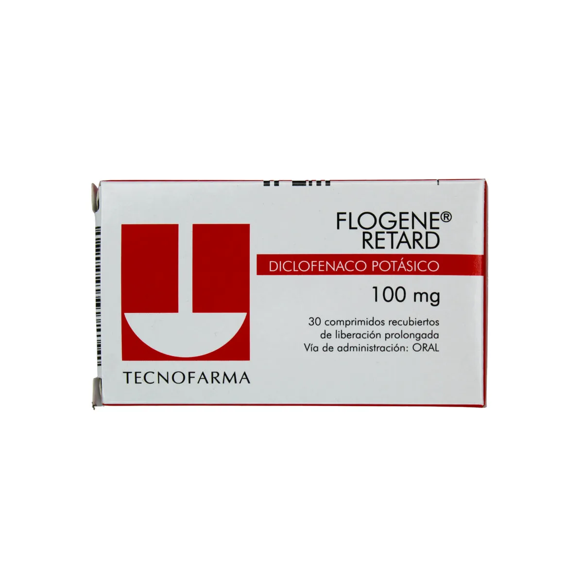 FLOGENE RETARD DICLOFENACO POTASICO 100 MG CAJA X 30 COMPRIMIDOS - Ecofarma