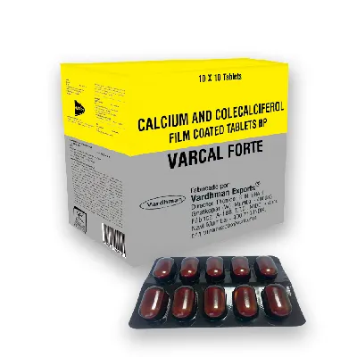 VARCAL FORTE CALCIO / VITAMINA D CAJA X 100 TABLETAS - Ecofarma