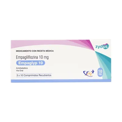 EMPAGLYP 10 MG EMPAGLIFLOZINA CAJA X 30 COMPRIMIDOS RECUEBIERTOS - Ecofarma