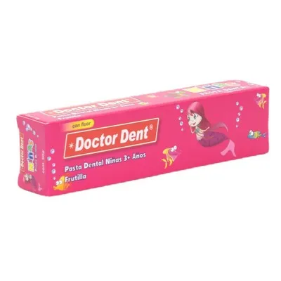 PASTA DENTAL DOCTOR DENT NIÑAS SIRENITA X 50 G - Ecofarma