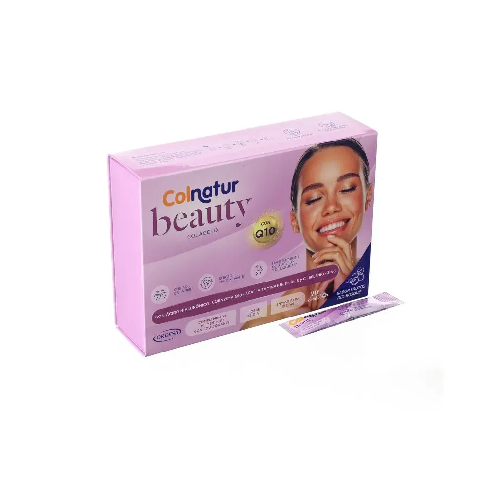 COLNATUR BEAUTY Q10 FRUTOS DEL BOSQUE CAJA X 30 SOBRES - Ecofarma