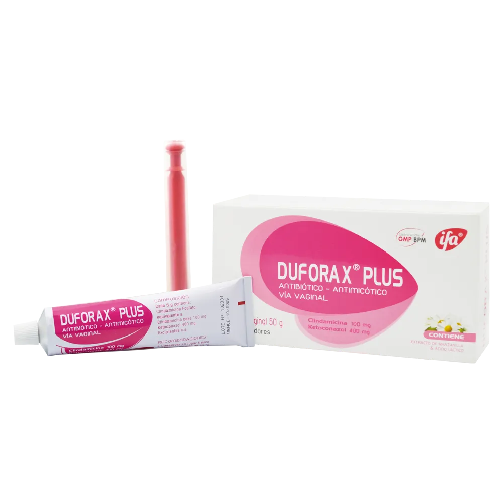 DUFORAX PLUS CREMA VAGINAL TUBO X 50 G - Ecofarma