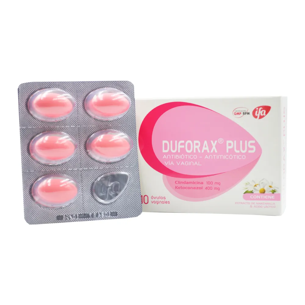 DUFORAX PLUS CAJA X 10 OVULOS - Ecofarma