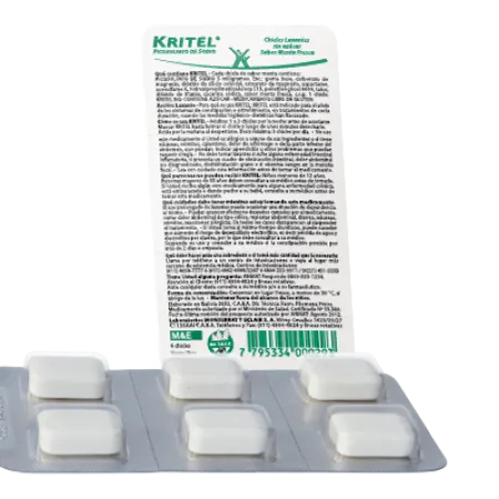 KRITEL CHICLES LAXANTE BLISTER X 6 UNIDADES - Ecofarma
